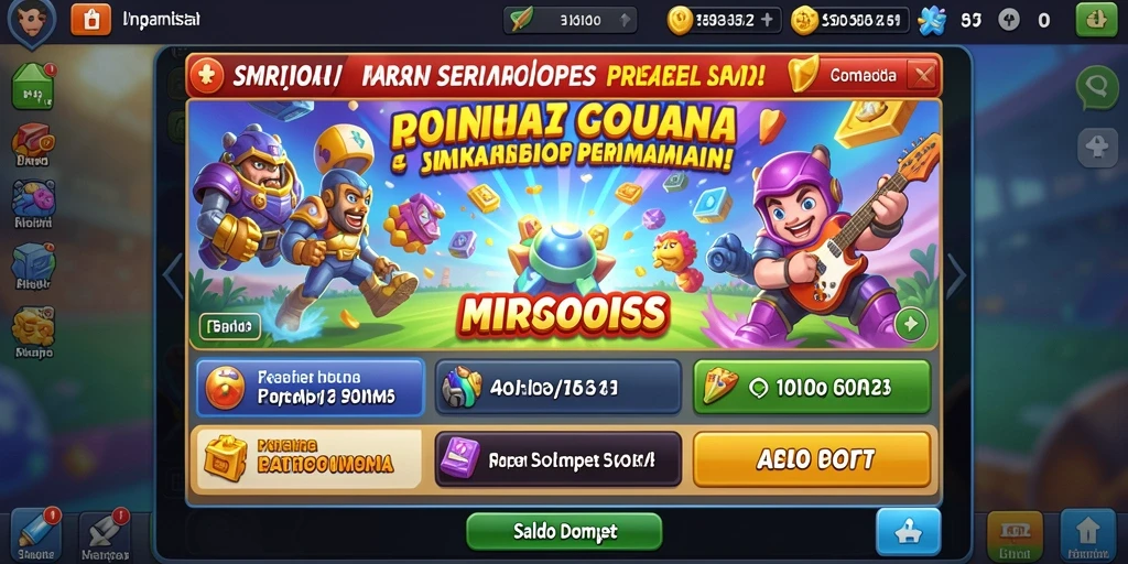 Screenshot menunjukkan pemandangan menakjubkan dalam game.