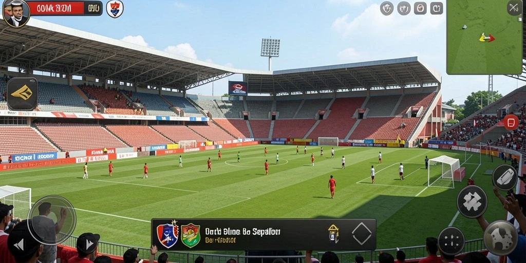Screenshot menunjukkan tampilan grafis yang mengesankan dari permainan.
