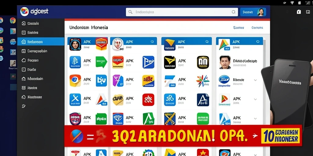 Tampilan menu utama IDNSERU yang menarik.
