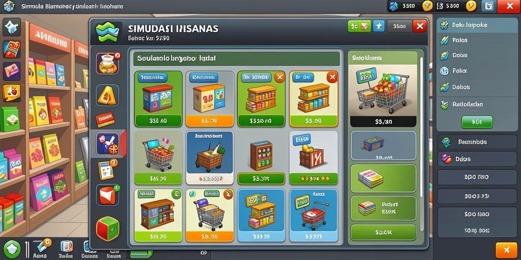 Tampilan awal permainan yang menarik.