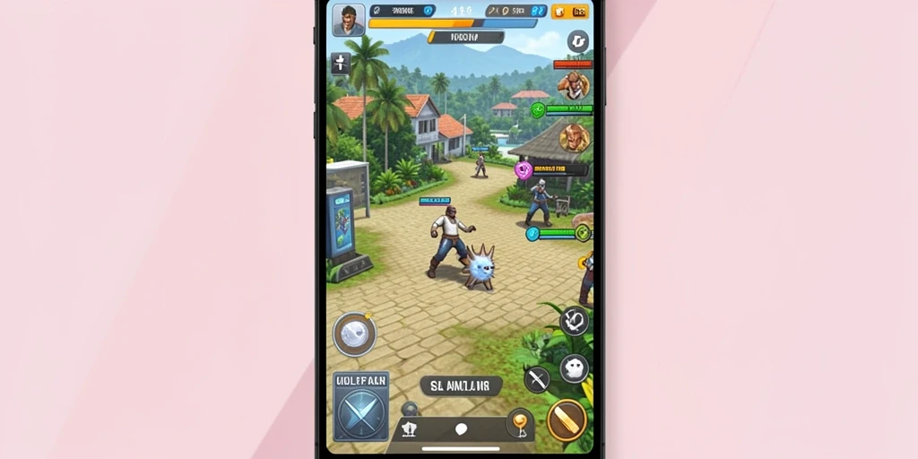 Layar utama dengan berbagai pilihan game seru.