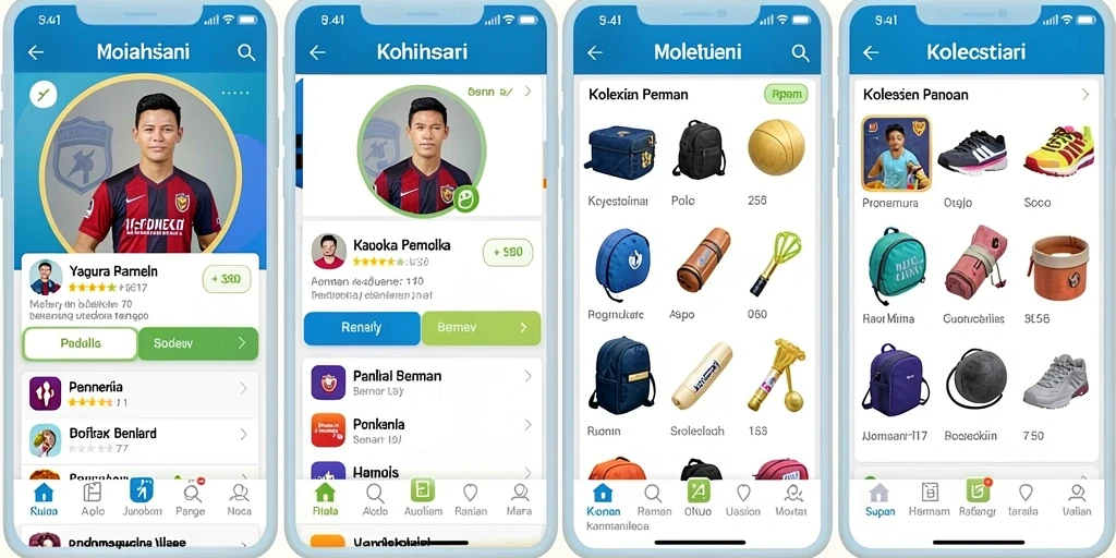 Tampilan antarmuka yang bersih dan modern.