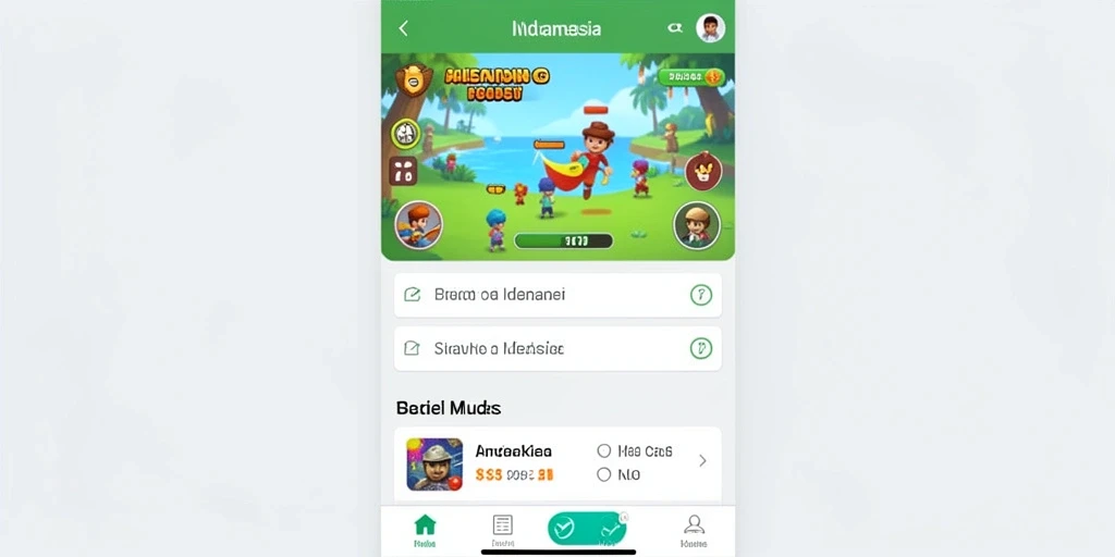Tangkapan layar menampilkan level baru yang menantang.