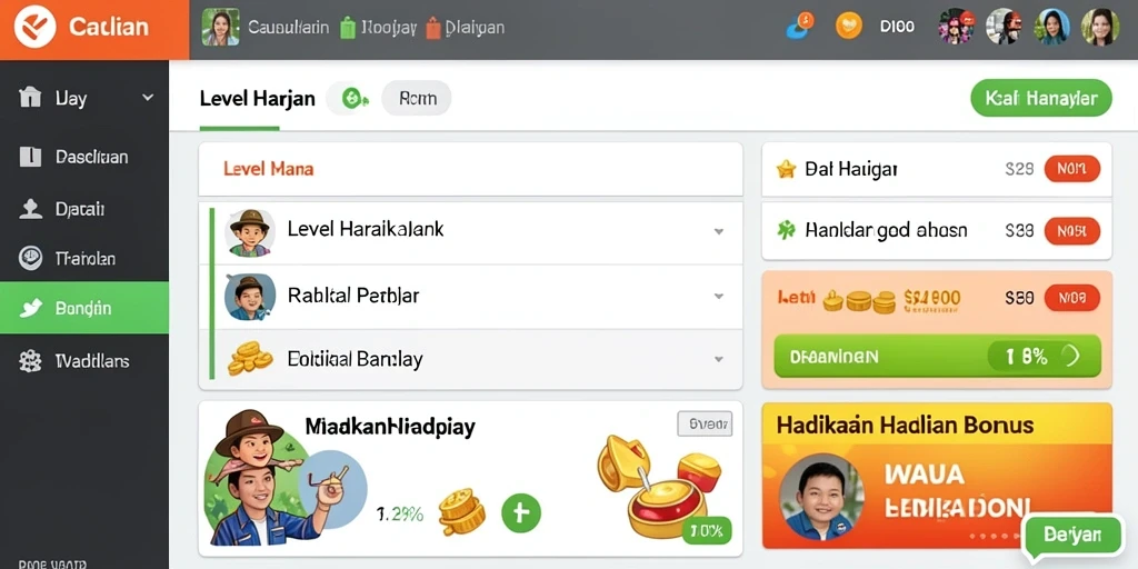 Tampilan menu utama RUMAHTOTO yang menarik dan ramah pengguna.