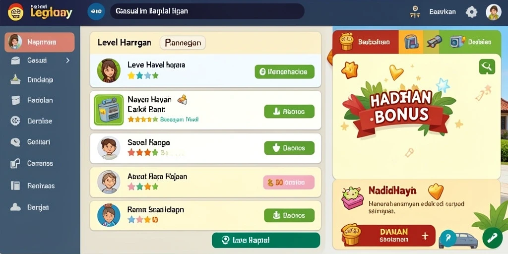 Tampilan antarmuka yang menarik dan ramah pengguna.