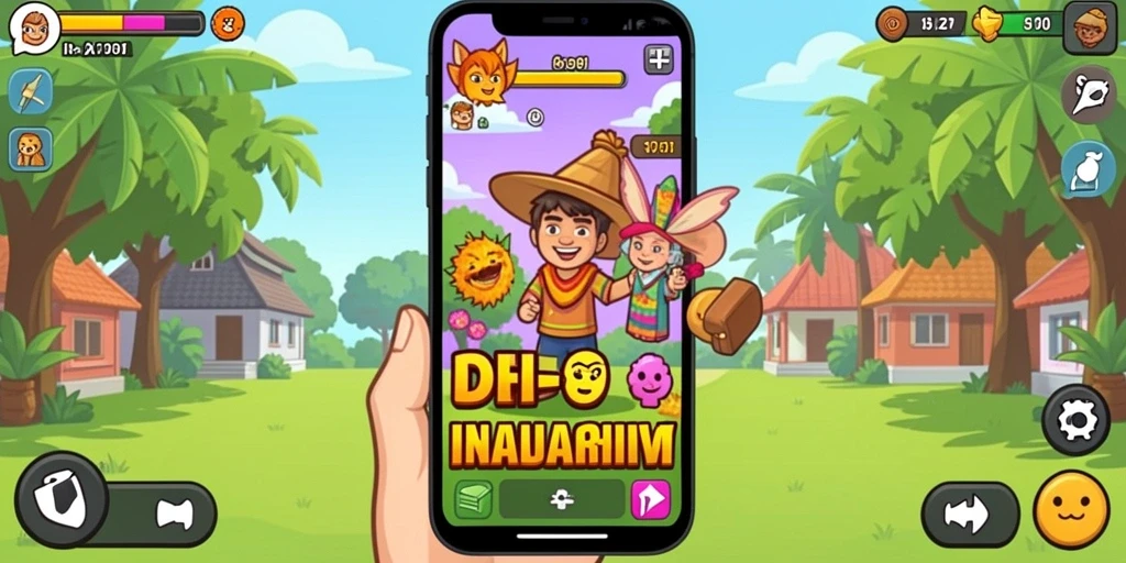 Screenshot menunjukkan aksi karakter utama dalam pertempuran.